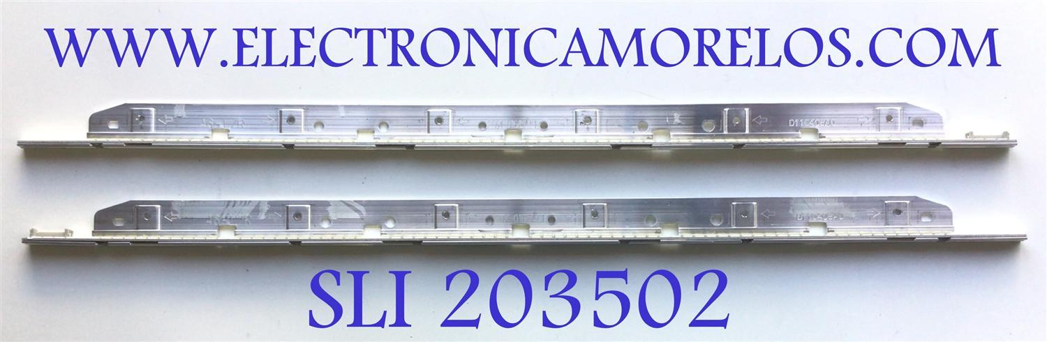 KIT DE LED'S PARA TV SAMSUNG ( 2 PZ ) / NUMERO DE PARTE 2015SVS46_6.5K_V2_4CH_PV_RIGH84 / 2015SVS46 / PANEL LTJ460HW01-B / MODELO UN46D6420UFXZA H302